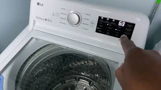 LG WT7100CW Washer Review amp Operation [upl. by Grath]