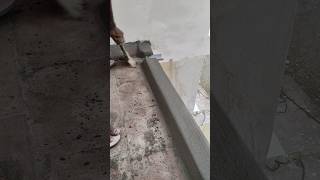 Cool roof tiles side border plastering method shorts satisfying [upl. by Zerelda]