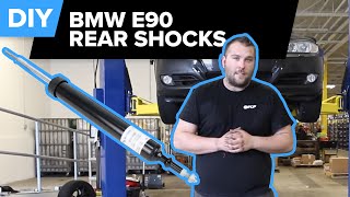 How to Replace the Rear Shocks on a BMW E90 325i 328i 335i amp More [upl. by Llerred]