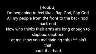 Eminem  Rap God Lyrics CLEAN EDIT [upl. by Hanonew]