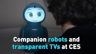 Companion robots and transparent TVs at CES [upl. by Ethelstan]