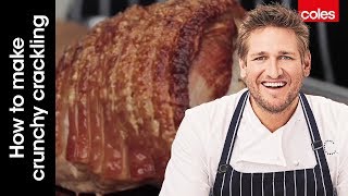 How to Make Crunchy Crackling Pork Roast  Cook with Curtis Stone  Coles [upl. by Nybbor]