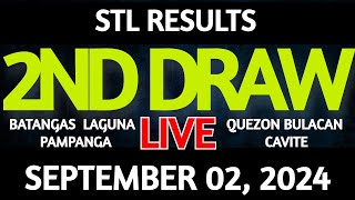 Stl Result Today 2nd draw September 02 2024 STL Batangas Live [upl. by Ella]