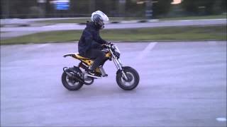 Stunt training with Suzuki Street Magic [upl. by Un317]