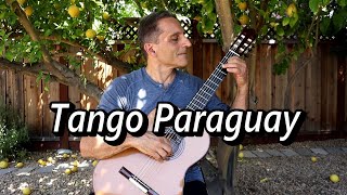 Tango Paraguay Classical Guitar Solo Lively Rhythm Melody [upl. by Reivaz]