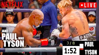 UNBELIEVABLE KNOCKOUT Mike Tyson vs Jake Paul  Full Fight Breakdown amp Shocking Highlights [upl. by Aidnyl]