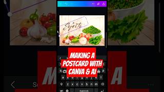 Making a Postcrossing Postcard with Canva and AI [upl. by Alyson]