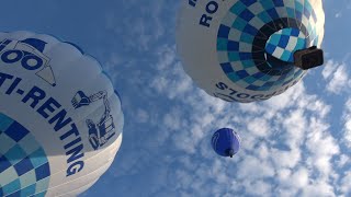 Luchtballonnen klaarmaken en opstijgen in stekene op 12 juni 2024  oost vl Belgium [upl. by Gustafson167]