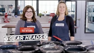 Gear Heads  Hannah and Lisa Put Nonstick Skillets to the Test [upl. by Arait672]