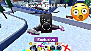 OPEN NEW EXCLUSIVE SPEAKER REPAIR DRONE in Toilet Tower Defense New Update Episode 69 PART 2 [upl. by Aciraa605]