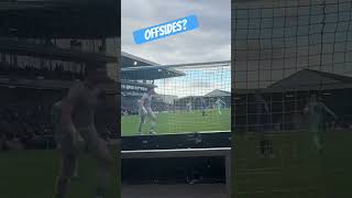 Was this goal offsides youtubeshorts football soccer [upl. by Alroi]