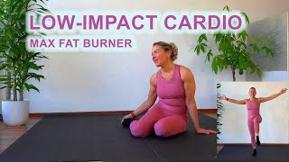 CARDIO WORKOUT LOW IMPACT  Für Anfänger geeignet  No Equipment Fat Burning [upl. by Judsen]