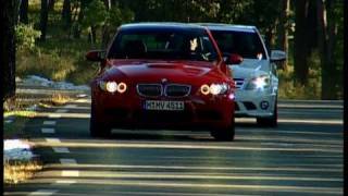 BMW M3 vs Mercedes C 63 AMG [upl. by Lacefield982]