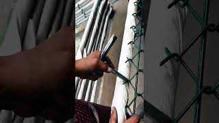 Galvanized corrugated fence fixing process​smartwork goodtools [upl. by Knutson]