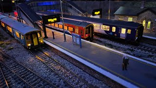 00 amp 009 Gauge Loft Model Railway Part 31  More Lights [upl. by Shellans]