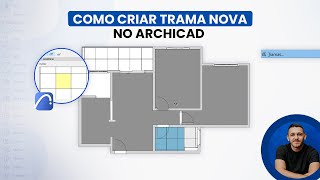 COMO CRIAR TRAMA NOVA NO ARCHICAD [upl. by Fulbert]