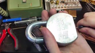 061 Hardening American Lock padlocks against bypass [upl. by Eidok]