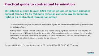 Practical guide to contractual termination [upl. by Zephaniah658]