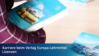 Karriere beim Verlag EuropaLehrmittel  Lizenzen [upl. by Emmalee]