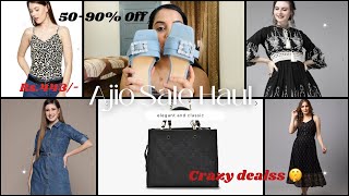 Ajio All Stars Sale Haul  5090 Off  Try On Haul  ❤️ [upl. by Biagi20]