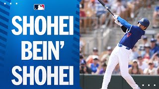 Shohei Ohtani hits ANOTHER Spring Training dinger [upl. by Goldin]