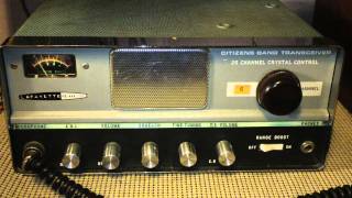 Lafayette HB44425B vid 1 Rare CB Radio Tube Type [upl. by Venetis]