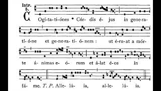 Feast of the Sacred Heart of Jesus INTROIT Cogitatiónes solfeggio [upl. by Eleanor]