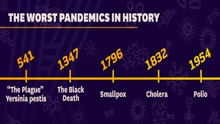 The 10 Worst Pandemics In History [upl. by Ynattir]