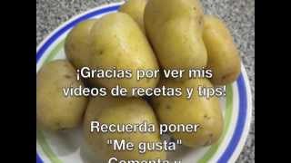 COMO COCER O HERVIR PAPAS  PATATAS  Receta Facil [upl. by Bull544]