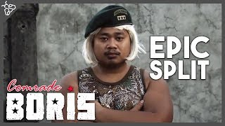 BORIS Epic Split Van Damme Epic Split Parody [upl. by Younglove]