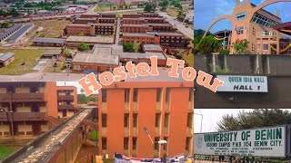 UNIVERSITY OF BENIN HOSTEL TOUR Hall 12 amp 3 QUEEN IDIA HOSTEL [upl. by Gettings]