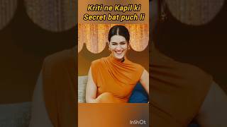 Kriti ne Kapil ki secret bat pakad li shorts kritisanon kapilsharma actress starletflix [upl. by Bridget]