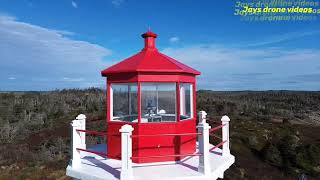 Louisbourg lighthouse all finished up and new walking trail lighthouse capebretonisland fall2024 [upl. by Nisaj815]