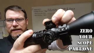 How to Zero a Rifle Scope Beginners Guide Part OneClassroom Phase [upl. by Husein]