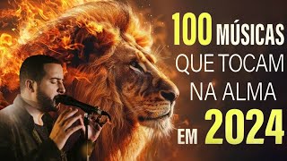 100 MUSICAS GOSPEL MAIS TOCADAS EM 2024  Hinos gospel 2024 [upl. by Alvis]