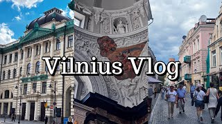 Vilnius Travel Vlog  The Old Town Churches Food ✨ [upl. by Arlen331]