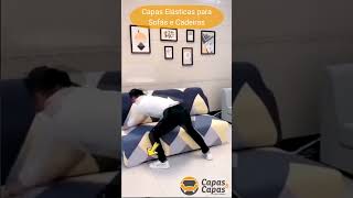 🏆 Renove seu Sofá com as nossas Capas Elásticas Adaptáveis [upl. by Anitsua262]