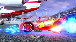 Cars Lightning McQueen in The Airport  Battle Race Cars 3 DTW PS4 [upl. by Ailedamla]