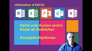 Vidéo 27 fusion entre EXCEL et PUBLISHER [upl. by Alwin122]