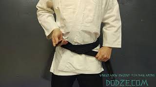 Как завязывать пояс для Айкидо How tie belt for aikido [upl. by Labina]