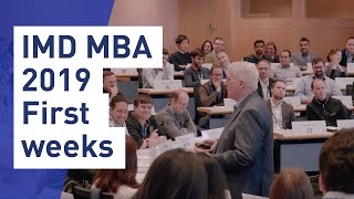 IMD MBA First weeks for the class of 2019 [upl. by Yirinec]