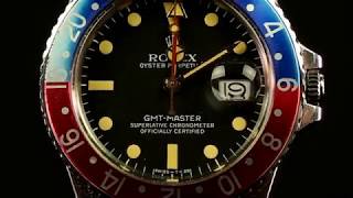 Rolex Oyster Perpetual GMT Master quotPepsiquot Ref 16750 circa 1982  Watch Shop [upl. by Liponis]