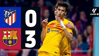 ATLETICO DE MADRID 0 vs 3 FC BARCELONA  LALIGA 202324 MD29 [upl. by Ahseyt]