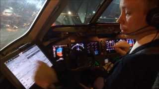 Flying Lufthansa Cargo MD 11F from Frankfurt to New York JFK incl full cockpit landing [upl. by Hartfield]