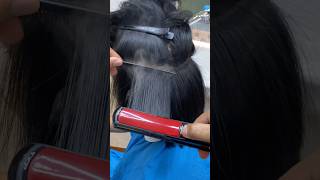 Hair keratin treatment youtubeshorts youtubeshorts [upl. by Niarda]