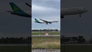 Aer Lingus A330302 Landing on R9🇮🇪☘️ miami aerlingus a330 [upl. by Nosraep]