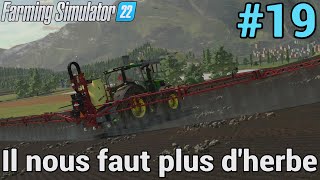 FARMING SIMULATOR 22  Carrière 19  Semer plus dherbe pour faire de lensilage [upl. by Shannan]