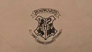 Harry Potter Hogwarts envelopes through letterbox effect [upl. by Virgina]