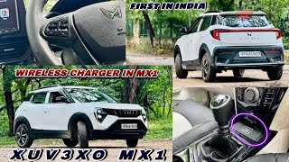 Wireless charger installed in XUV3XO Base Model MX1✅ 3XO BUDGET UNDER 1 LAKH ✅ XUV 3XO MODIFIED ✅ [upl. by Rosena]