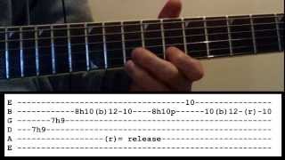 Arctic Monkeys  Arabella  Solo lesson with tabs [upl. by Ellezig116]